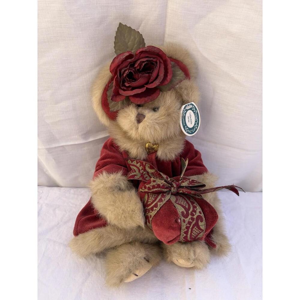 Bearington Collectible bear #1072 Virginia winter bear with boxed gift
